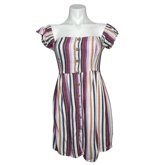 Aeropostale Women’s Size Medium Exclusive Island Berry Date Night Dress Mini - Picture 1 of 8